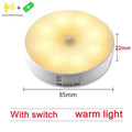 Motion Sensor LED Night Light – USB-C Rechargeable, Magnetic Mount