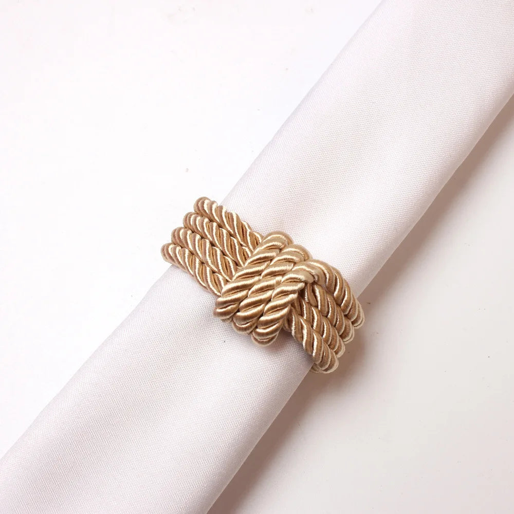 Woven Rope Napkin Rings – Wedding, Holiday & Home Decor