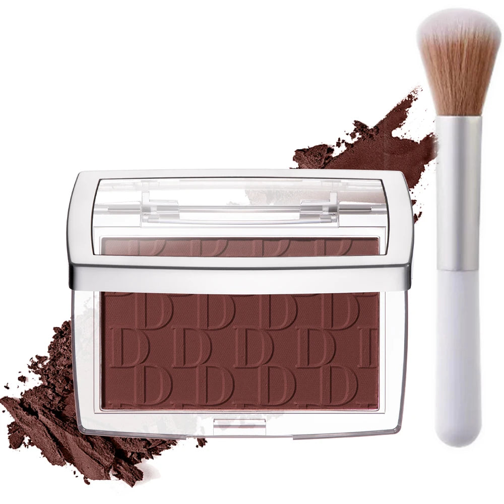 Hot Matte Embossed Blush Palette Rosy Blusher Facial Blush Powder High Pigmented Pink Coral Rouged For Cheeks Smooth Cosmetics Oasis Select 020