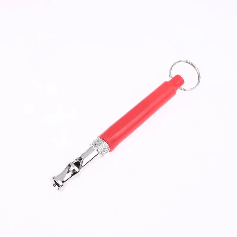 1Pcs Adjustable Ultrasonic Dog Whistle with Cord Silent Barking Control Pet Training Supplies Discipline Flute for Dogs Oasis Select Red A