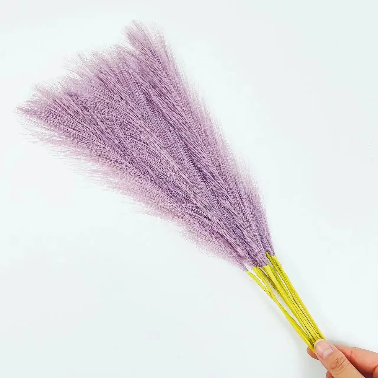 55CM Fluffy Pampas Grass Boho Decor Flower Fake Plant Reed Simulated Wedding Party Home Decoration Artificial Flowers Oasis Select DXZ 1pc