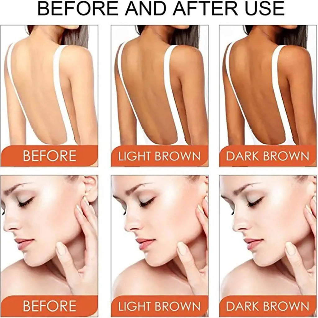 TRSTAY TANNING DROPS suitable for face and body cucumber green tea with calendula Oasis Select