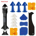 Versatile 15pcs Silicone Caulking Set: Professional, Precision Tools for Kitchens, Bathrooms - Durable and Easy to Use Oasis Select SKJS-C01-27