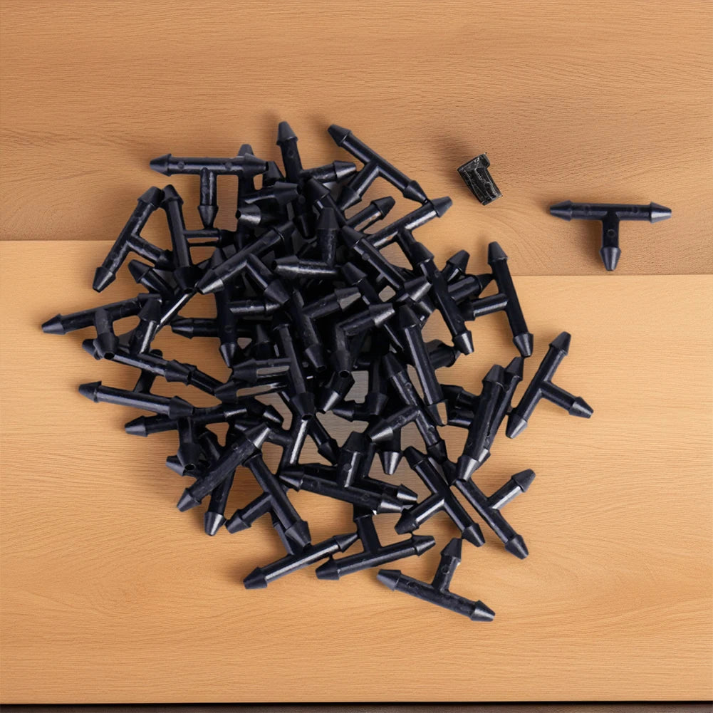 50/100 Barbed Tee 3-Way Micro Drip Irrigation Connectors Drip Irrigation Fittings Oasis Select