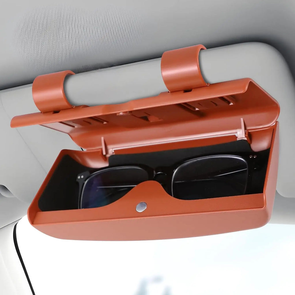 Magnetic Car Sun Visor Glasses Holder & Sunglasses Storage Box