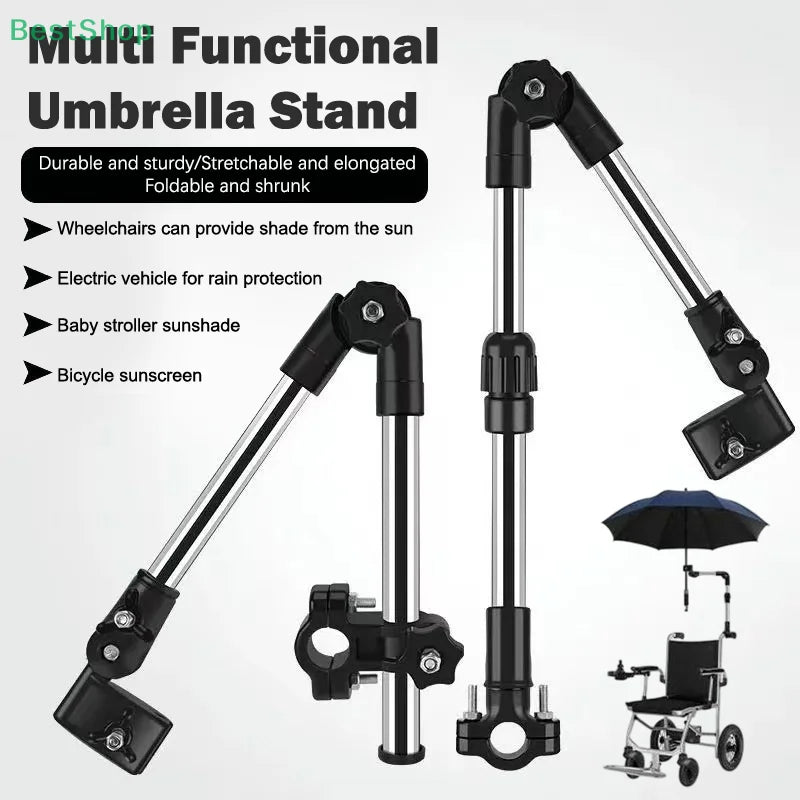 Rotatable Umbrella Holder for Wheelchair, Bike & Stroller