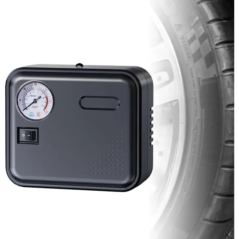 Car Tire Inflator DC 12V Car Air Compressor Auto Air Pump Pointer Type Tire Pressure Display Electric Tire Pumps with Light Oasis Select