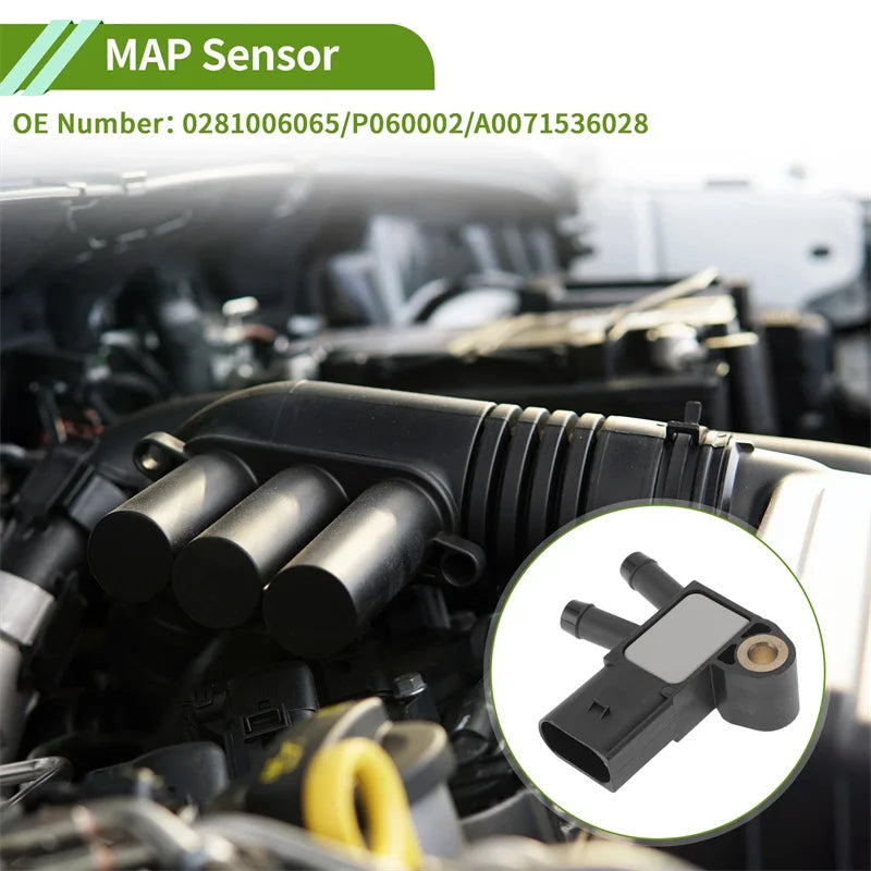 0281006065 DPF Differential Exhaust Pressure Sensor For E250 GL350 ML250 ML350 R320 R350 SPRINTER A6429050200 Oasis Select