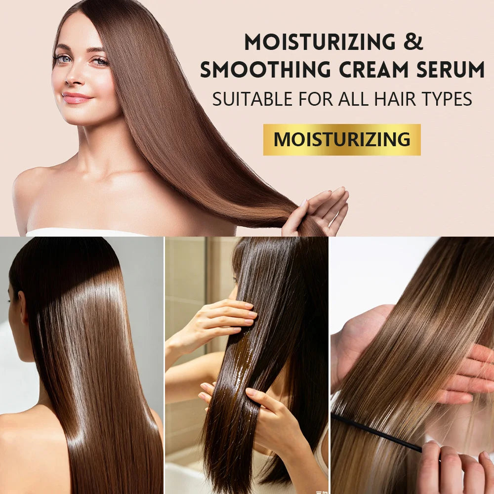 YOUNGCOME Nut Oil & Vitamin E Hair Serum | 72H Shine & Frizz Control Leave-In Hair Serum Oasis Select