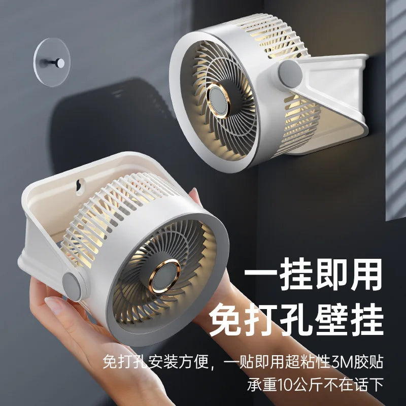 USB Mini Desktop Fan with Aromatherapy & Night Light | 5V