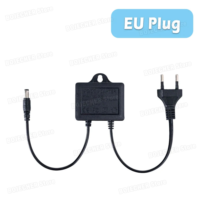 DC 12V 2A Power Supply Adapter For CCTV Security Surveillance Camera NVR DVR Router Charger 5.5x2.1mm Ports EU US Plug Oasis Select EU Plug