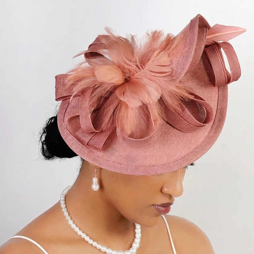 Handmade Vintage Bridal Fascinator Hat | Derby & Wedding