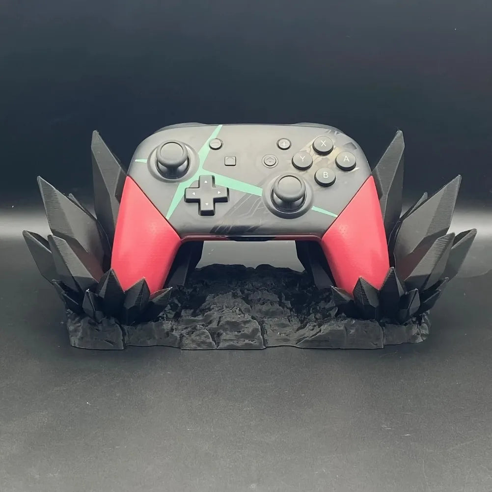 3D Printed Game Controller Bracket Crystal Throne Game Controller Bracket Xbox PS5 Gamepad Stand Desktop Decoration Controller Oasis Select