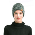 Colorful Knitted Hat, Empty Top, Fashionable Ponytail Hat, Autumn and Winter 3-Color Dome, Casual and Versatile Oasis Select 5