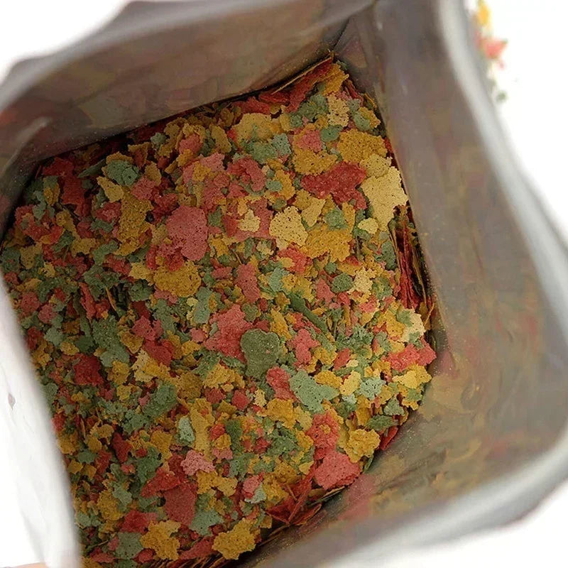Small Tropical Ornamental Fish Feed Aquarium Fish Thin Slice Feed Fish Feed Seedling Growth Food Family Fishing Tools Oasis Select
