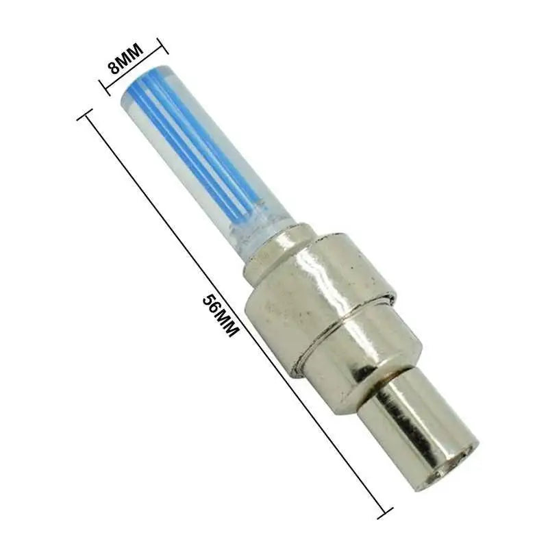 LED Wheel Tire Light Bicycle Valve Light Mountain Bicycle Tyre Air Nozzle Modified Decor Light Safety Warnings For Night Cycling Oasis Select
