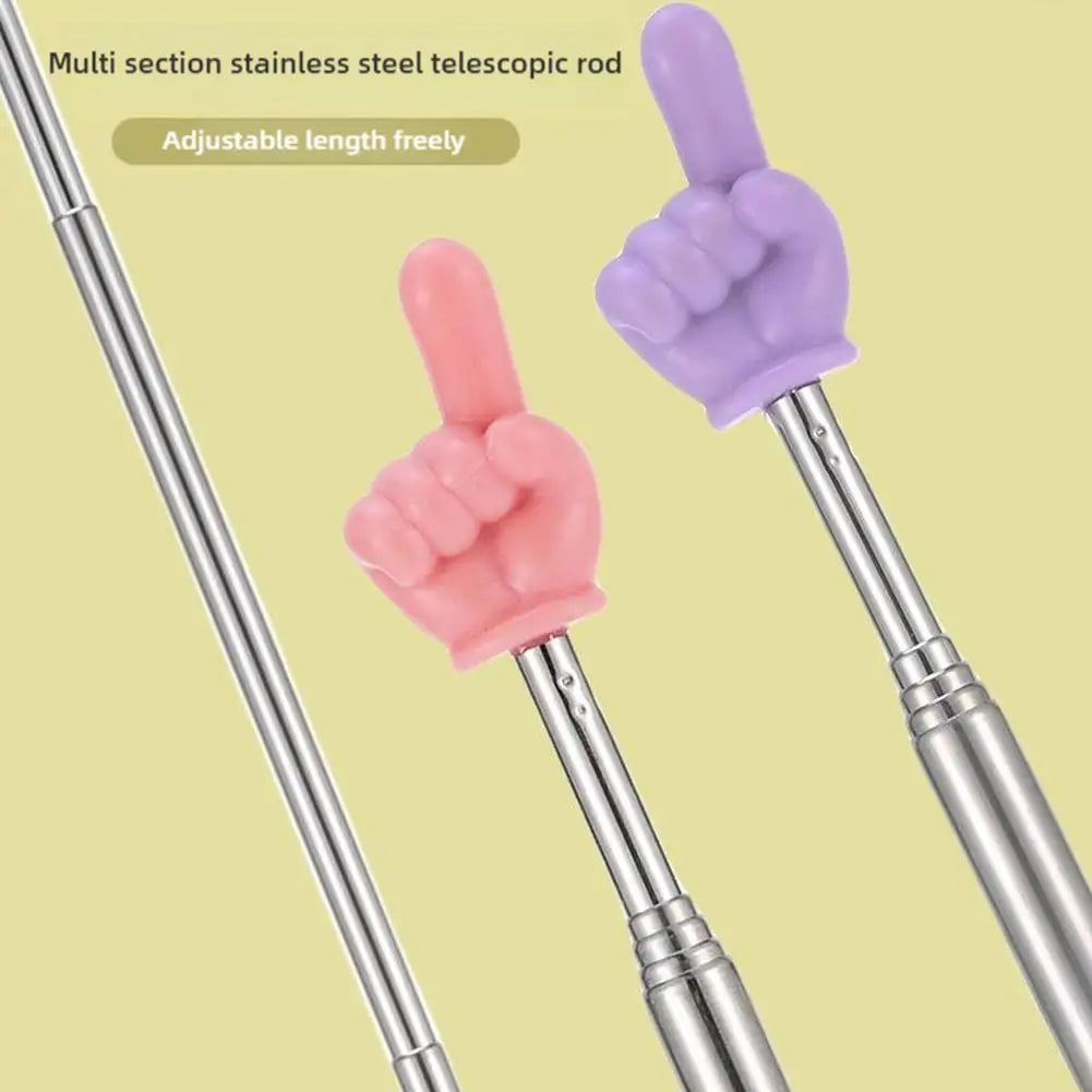 Telescopic Steel Teaching Pointer | Finger Reading Stick