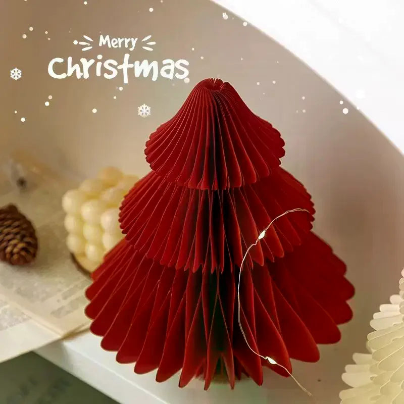 3D Honeycomb Christmas Ball Ornament – Foldable Paper Hanging