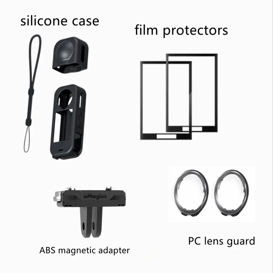 Insta360 X4 Air Protective Case, Lens Cap & Cage Kit