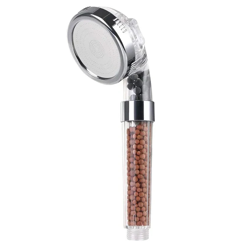 3-Mode High Pressure Handheld Shower Head with Mineral Filter