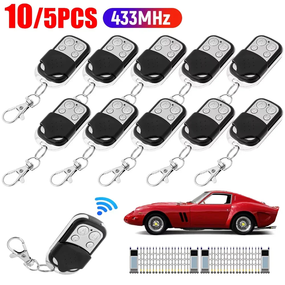 10-50PCS Cloning Duplicator Key Remote Control 433MHZ Clone Fixed Learning Rolling Code For Gate Garage Door Oasis Select