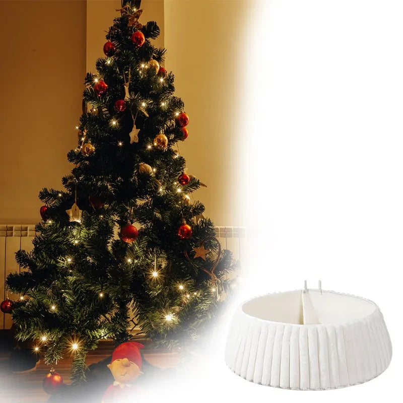 ~WISH For Christmas Tree Skirt Merry White For Christmas Tree Decoration For Christmas Tree Gift Happy New Year Decor Oasis Select