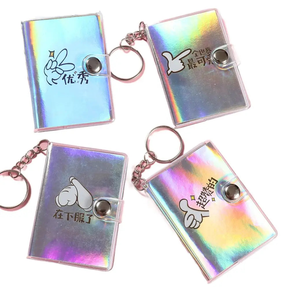 Journal Planner Notebook Keychain Small Book Hanging Mini Notebook Pocket Random Pattern Keychain with Notepad Student Class Oasis Select