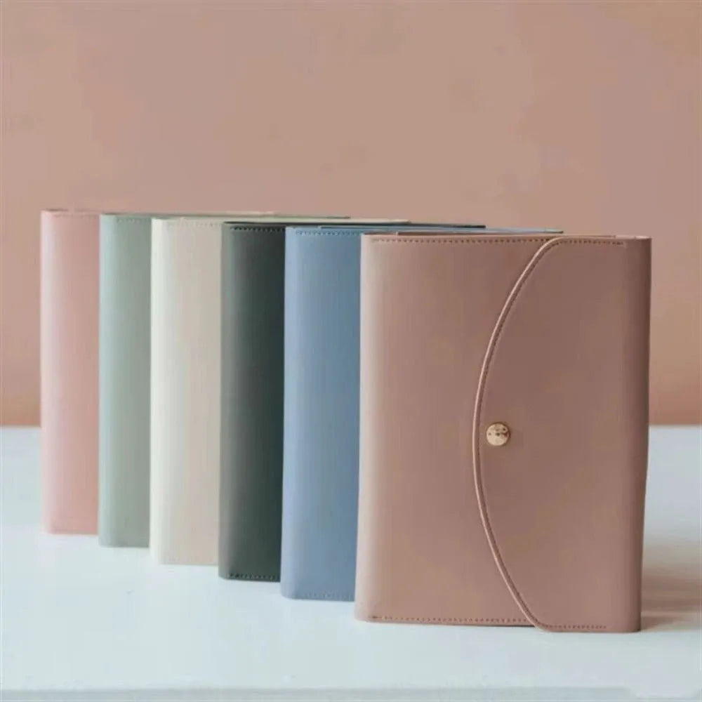 Taking Notes A5 Notebook Thickening PU Leather Business Notepad Loose-leaf Durable Diary Notebook School Office Supplies Oasis Select