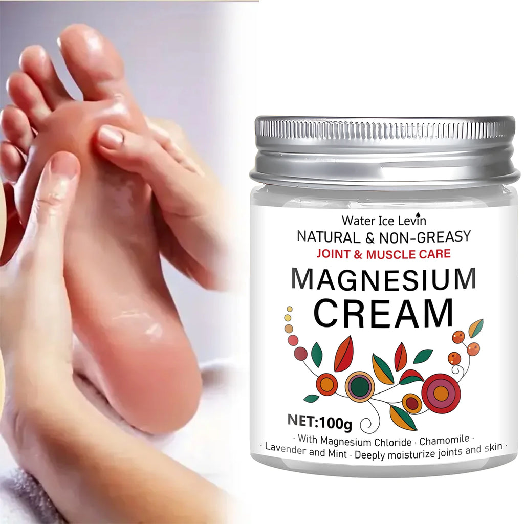 Magnesium Joint & Muscle Cream – Chamomile & Lavender Muscle Relief Cream Oasis Select