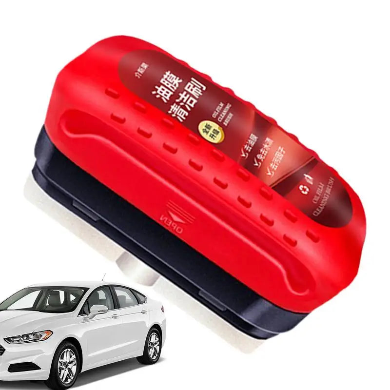 Automotive Oil Film Cleaning Brush 120ml Auto Rainproof Glass Oil Film Remover All In 1 Wipe On Oil Film Remover Glass Cleaning Oasis Select