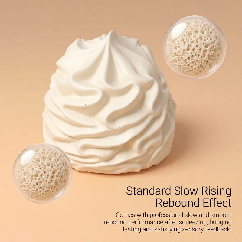 Cream Swirl Squeeze Toy Anti Deform Stress Relief Fidget Gadget Soft Hand Play Ornament For Leisure Relax Cute Desktop Decor Oasis Select