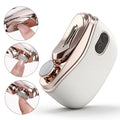 AFDEAL 2-in-1 Electric Nail Clipper & Polisher with LED Light