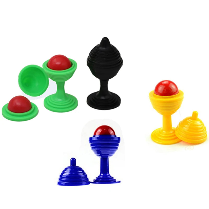 1 Set Trick Toy Ball And Vase Set Close Up Props Tricks Disappearing Ball Vase Toy For Kids Gift Party Supplies Random Color Oasis Select