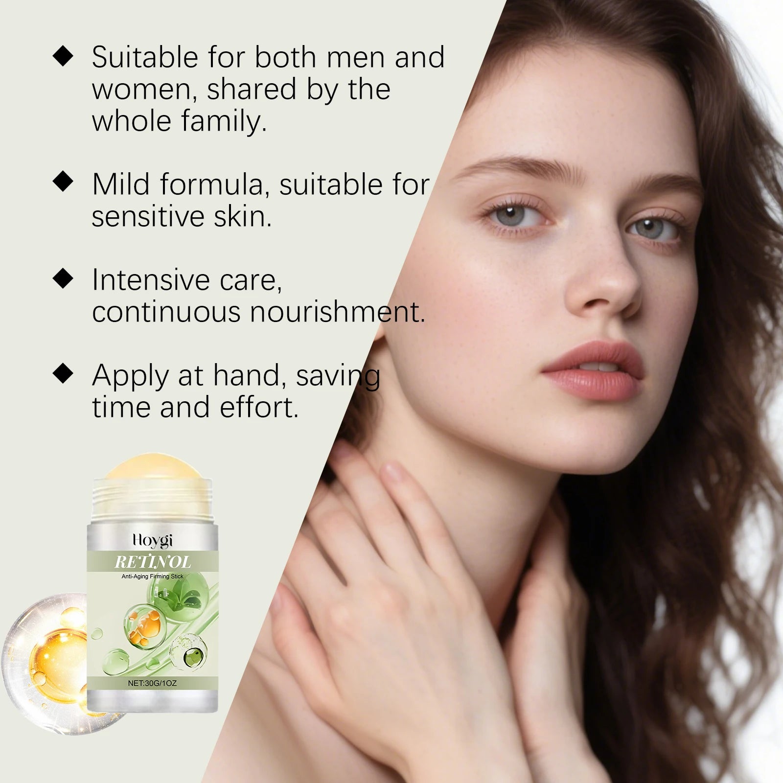 Retinol Anti-Aging Firming Serum Stick – Lift & Smooth Skin Anti-Aging Serum Stick Oasis Select
