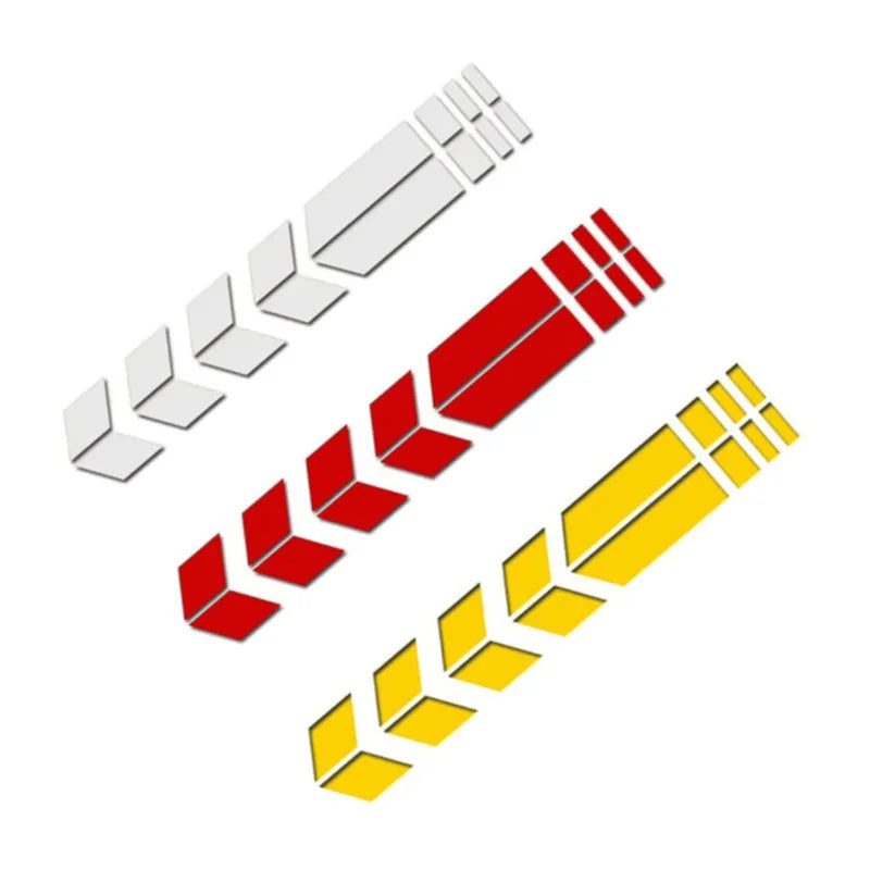 Motorcycle Mudguard with Reflective Tape Car Safety Warning Label Strip Motorcycle Bicycle Sticker Oasis Select mix 3pcs