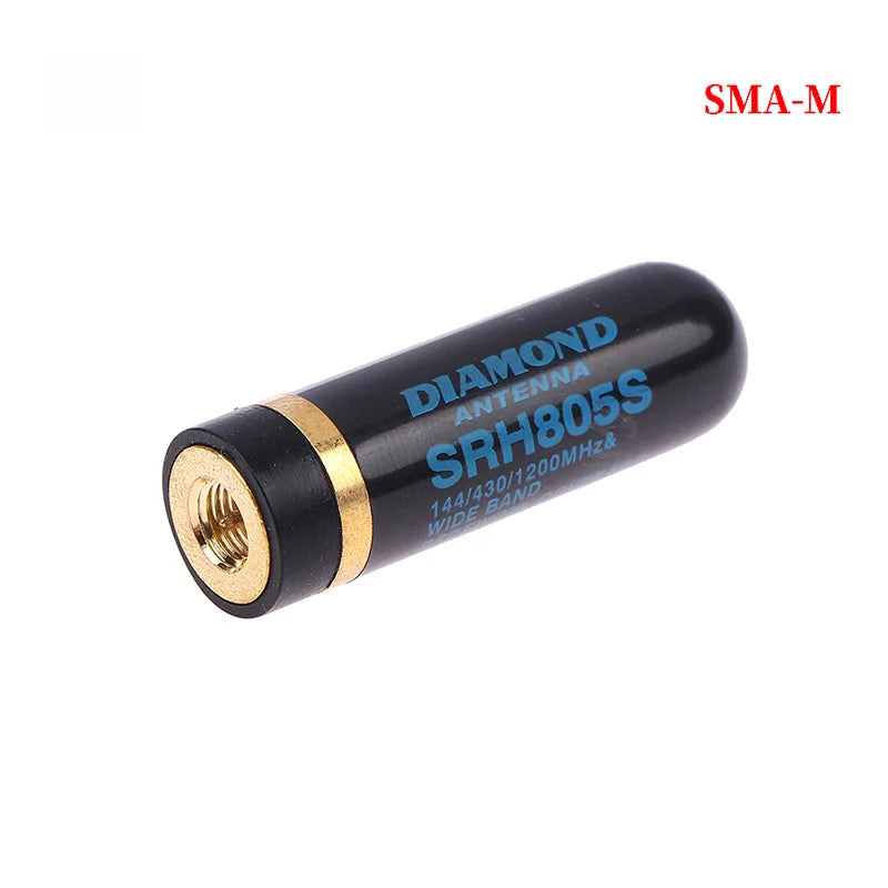 SMA-M/SMA-F Dual Band Antenna UHF+VHF SRH805S Walkie Talkie For Baofeng/YAESU 136-174MHz & 400-520MHz Oasis Select 01