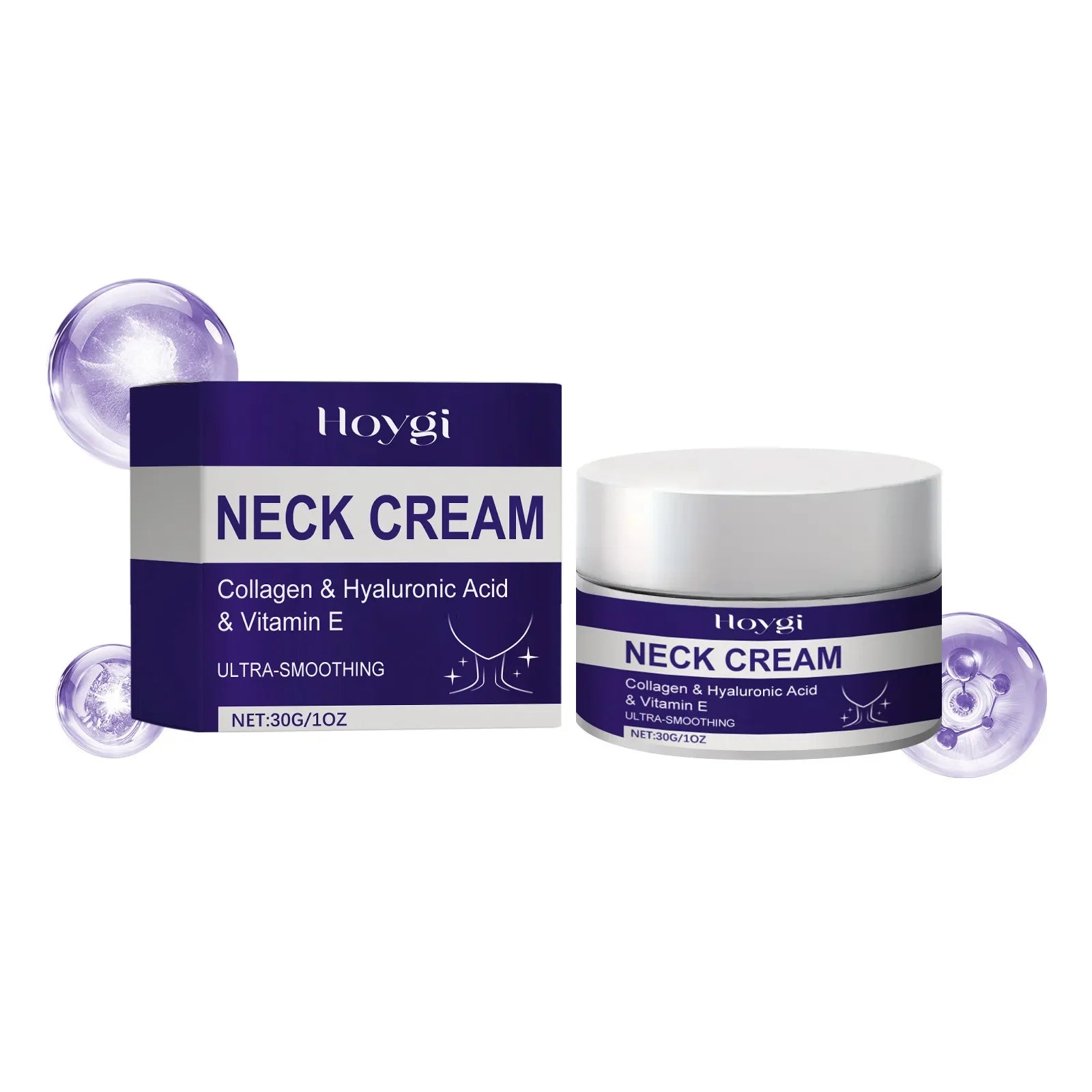 Hoygi Neck Firming Cream – Anti-Wrinkle & Skin Tightening Neck Firming Cream Oasis Select 30g Boxed