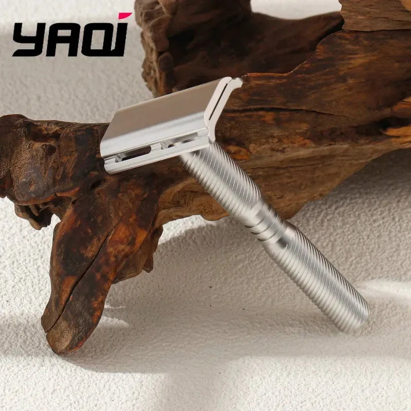 2026 New Arrival Luxury YAQI Ghost (Aluminum Version) Light Weight Safety High Quality Razor For Men Oasis Select
