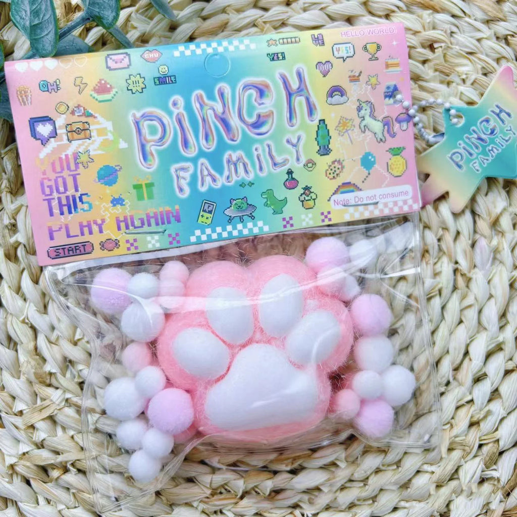New Cat Paw Mochi Taba Squishy Fidget Toy Cute Cat Paws Toys Slow Rebound Decompression Toy Super Soft Reduce Stress Toy Gifts ﻿ Oasis Select