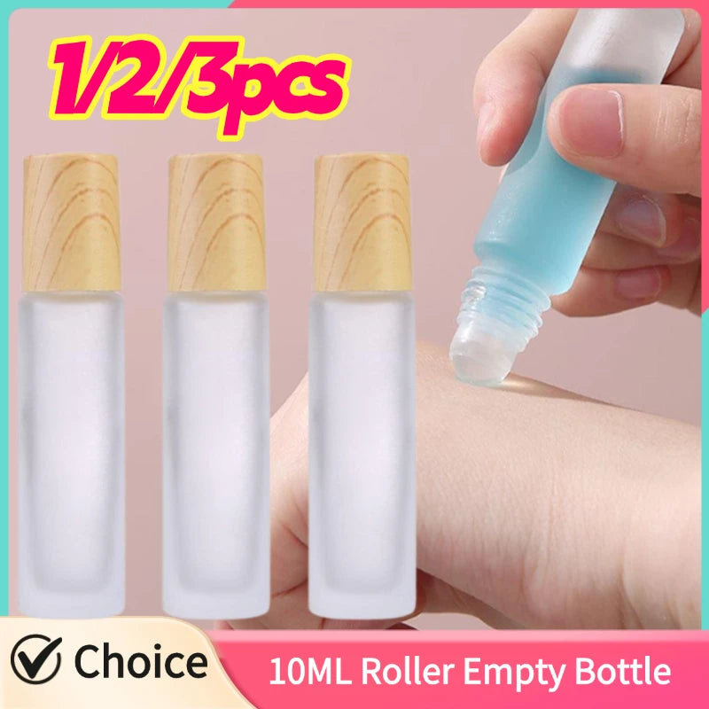 10ml Glass Roller Bottles for Essential Oils & Perfume | 1-3 Pack