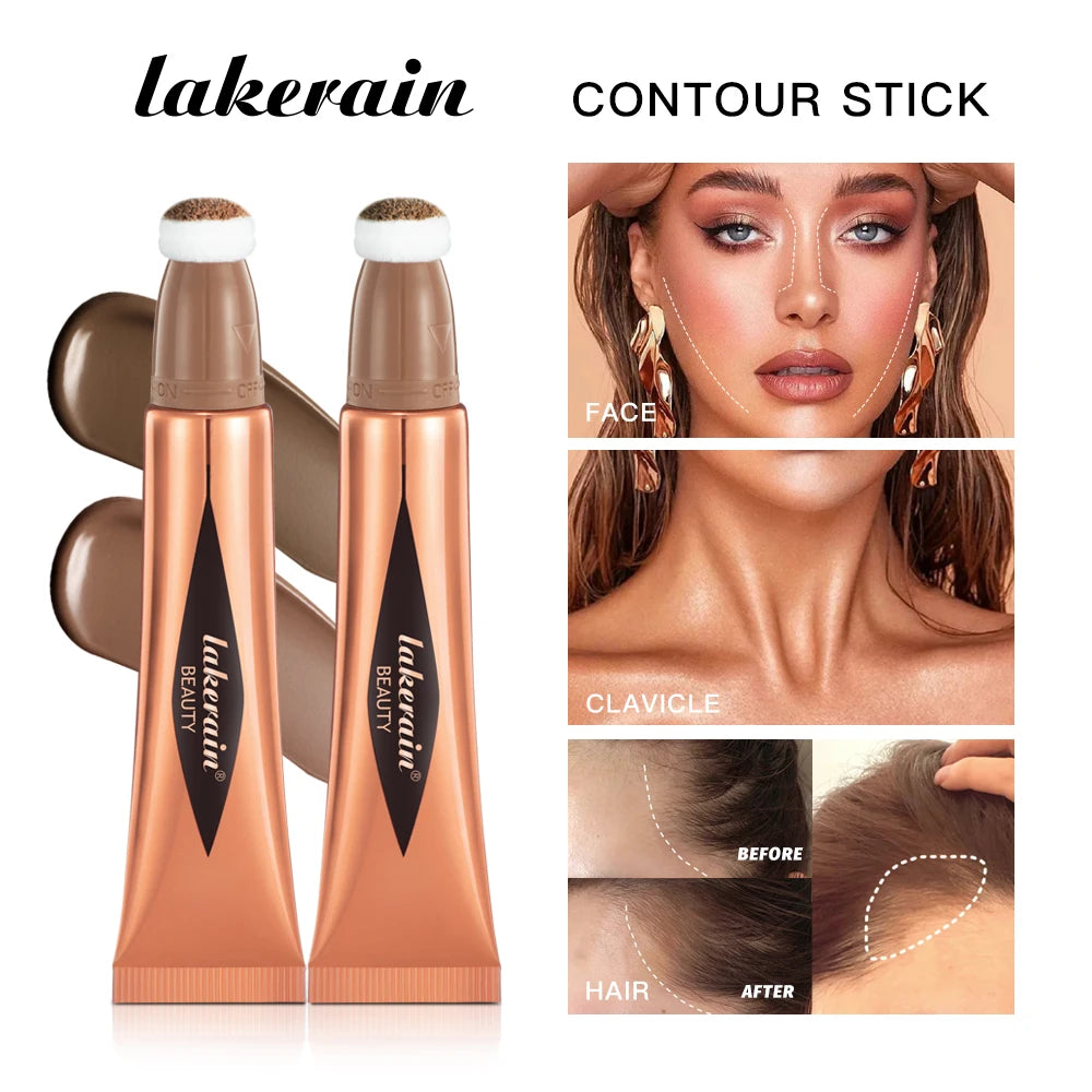 Beauty Blush Wand Easy Liquid Blush Face Blusher Natural Cream Cheek Tint Brighten Eye Highlight Contour Stick Sponge Head Oasis Select
