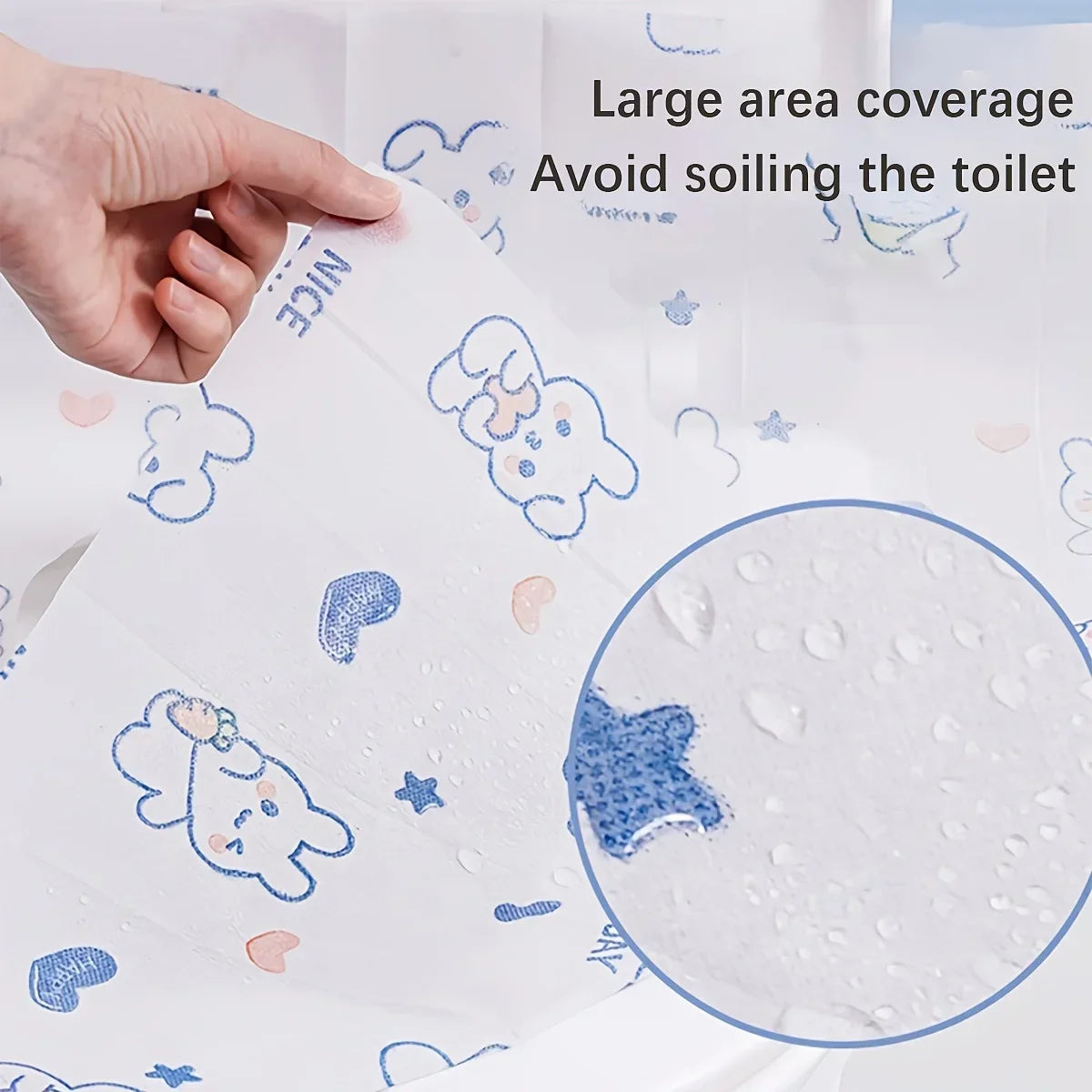 10/40/70 Pcs Disposable Toilet Seat Covers for Travel Public Bathrooms Airplane Hygiene Universal Fit All Ages Potty Training Oasis Select
