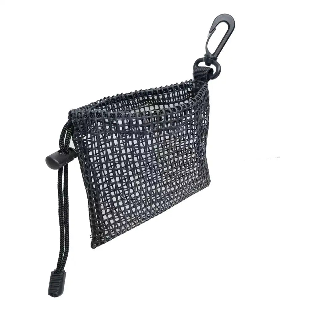 Scuba Diving Finger Spool Reel Mesh Storage Pocket Carry Pouch Diving Small Gear Storage Carry Clip Bag Oasis Select