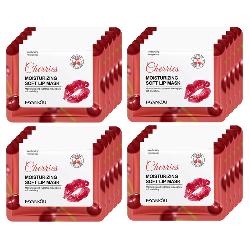 Crystal Collagen Lip Mask – Hydrating & Plumping Patches Collagen Lip Mask Oasis Select Cherry 20pcs