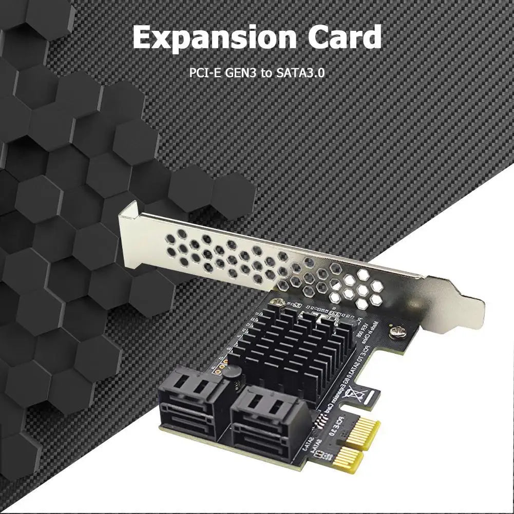 4-Port SATA III PCIe Card 6Gbps ASM1064 – SSD & HDD Adapter PCIe SATA Expansion Card Oasis Select Australia