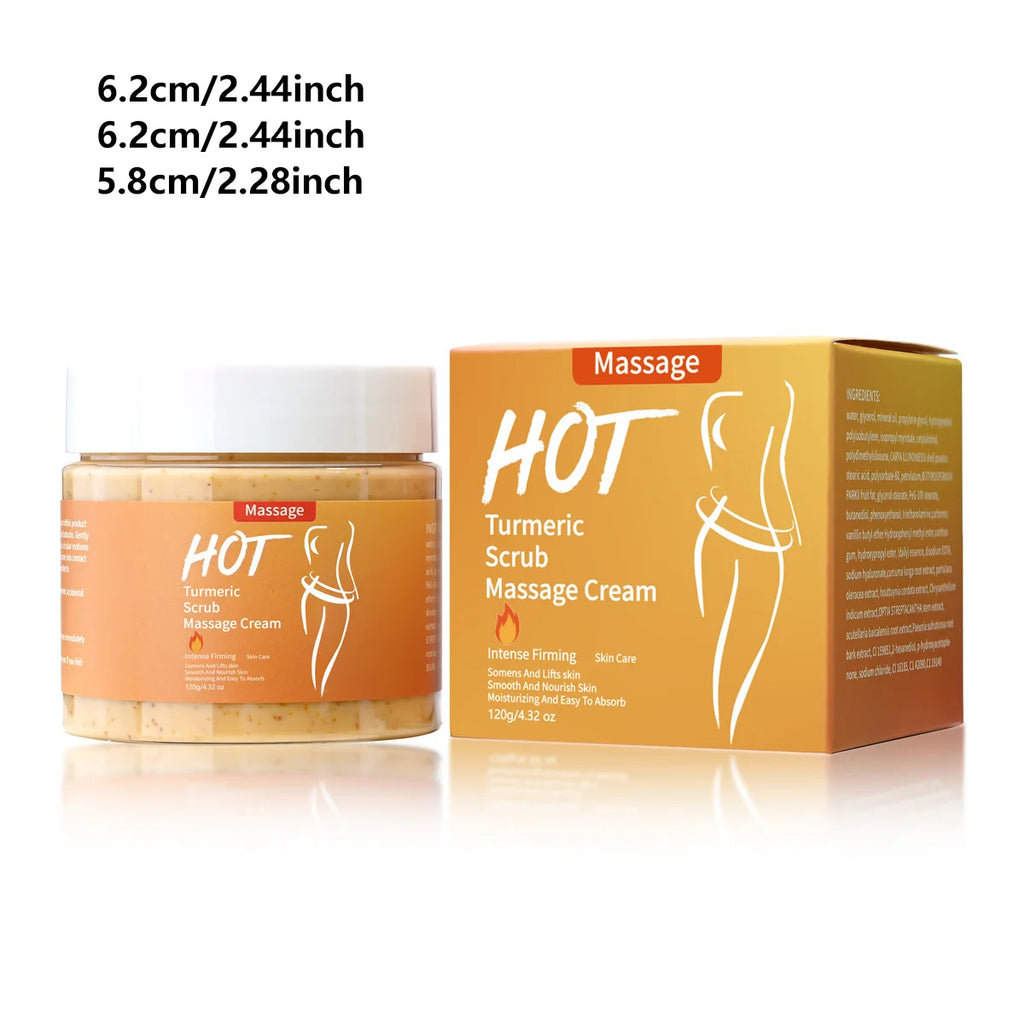 Turmeric Walnut Shell Exfoliating Firming Body Scrub Cream