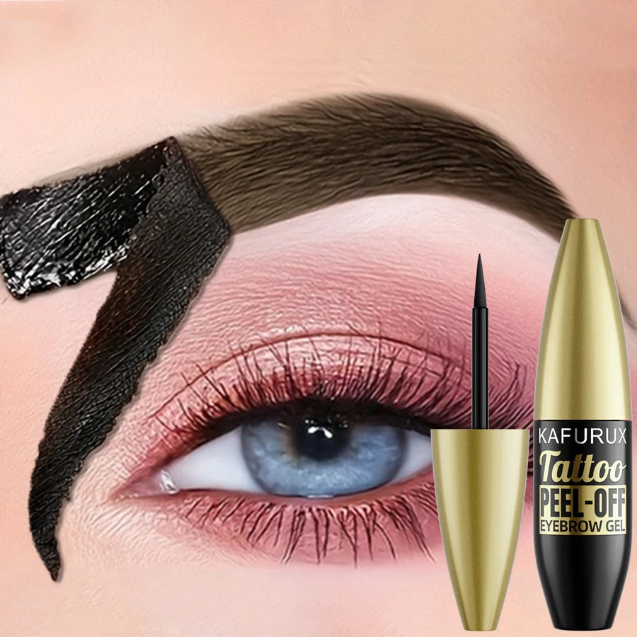 KAFURUX Peel-Off Eyebrow Gel Tint | Waterproof Semi-Permanent Brow