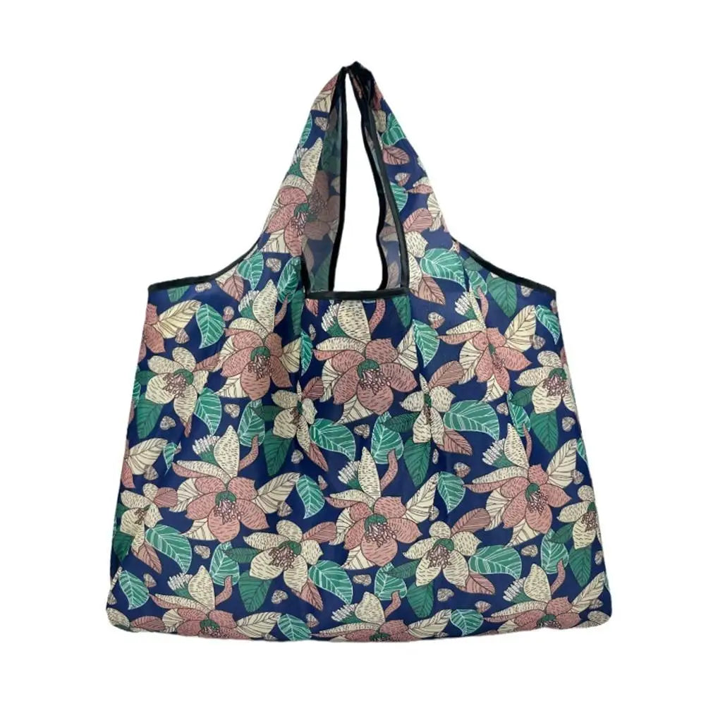 Foldable Reusable Shopping Tote Bag – Large Eco-Friendly