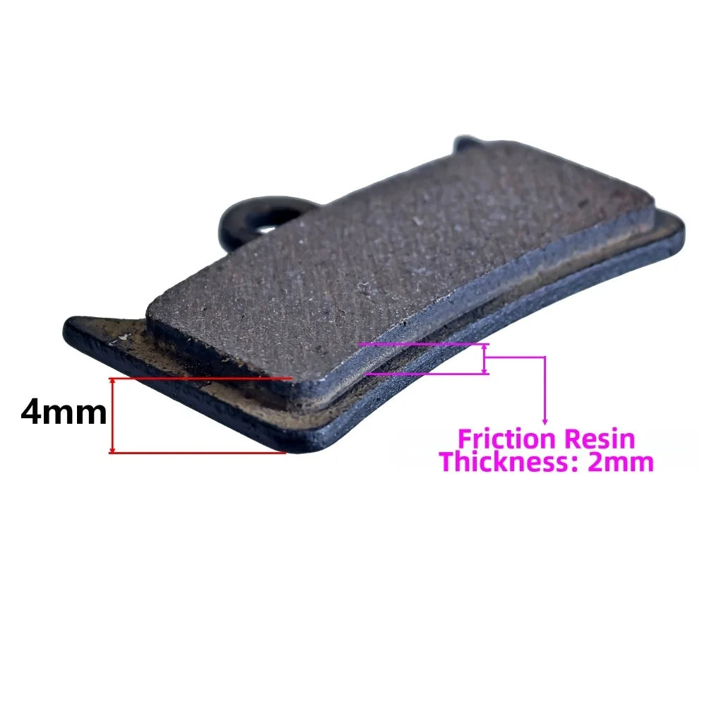 Resin Bike Disc Brake Pads For Hope Tech Race StealthX2 M4 V4 Steel Base Quiet Cycling Brake Pad Replacement Accessories Oasis Select