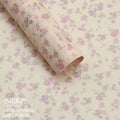 10-Sheet Vintage Floral Tissue Paper for Bouquets & Gift Wrap